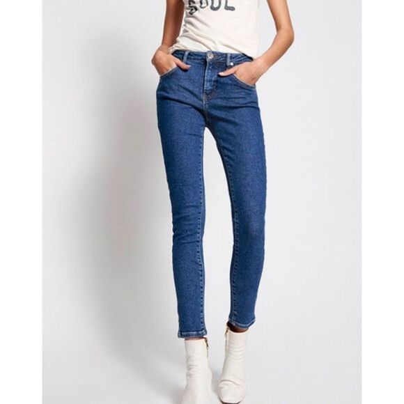 ONE TEASPOON Soho Blue Freebirds II High Waist Jean Sz 26 NWT - Picture 1 of 6